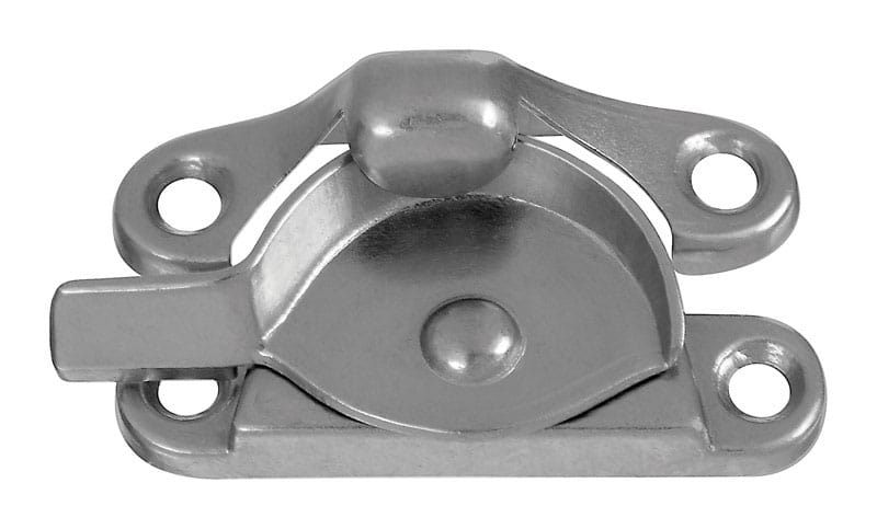 National Hardware N325-381 Satin Nickel Silver Die-Cast Zinc Sash Lock 1 pk