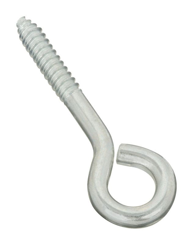 National Hardware N220-707 4.5 in. L Zinc-Plated Silver Steel Lag Screw Eye 1 pk