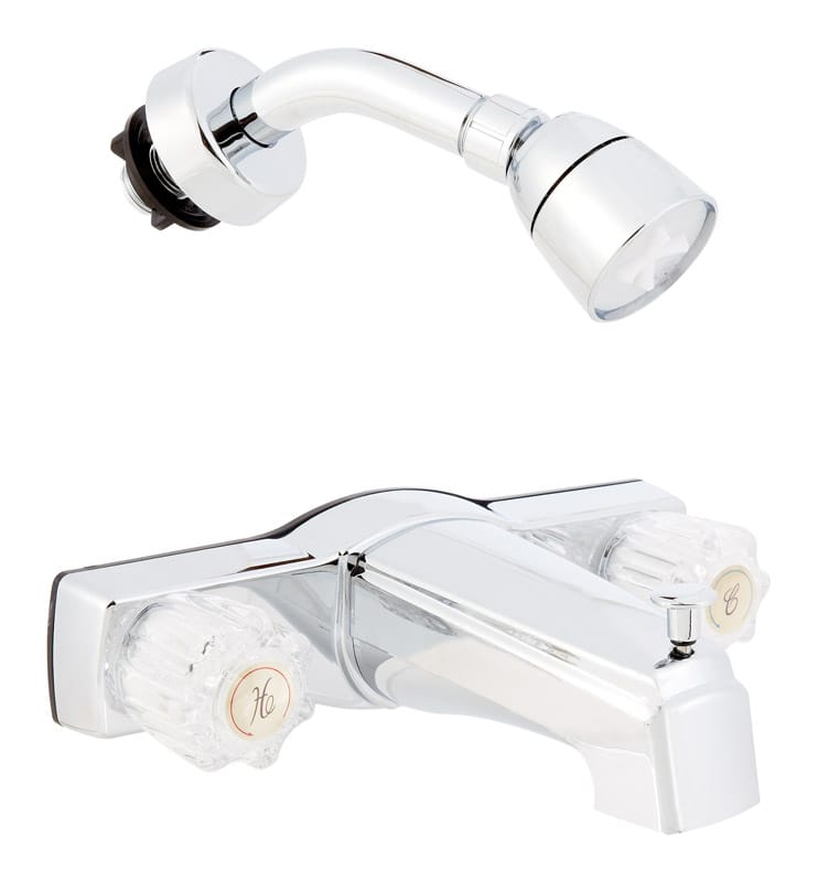 American Brass YJ68 2-Handle Chrome Plated Bath Faucet