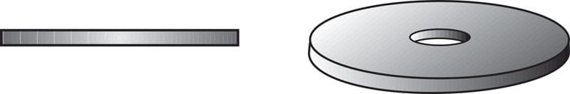 Hillman 290004 Zinc-Plated Steel 3/16 in. Fender Washer 1 pk