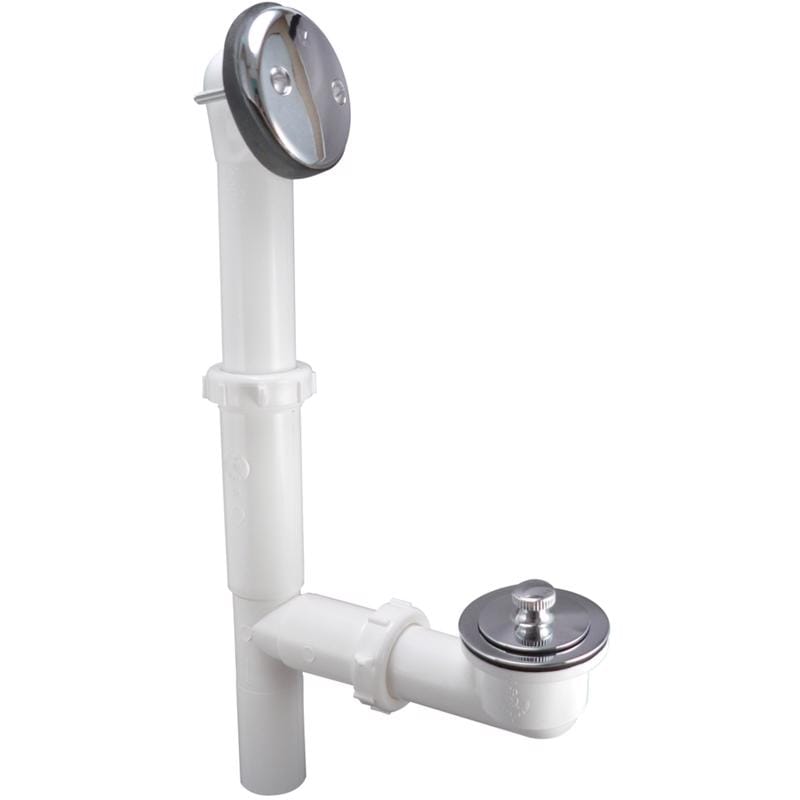 Keeney 62W 1-1/2 in. D Chrome Plastic Bath Drain