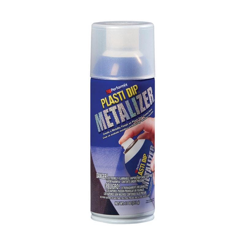 Plasti Dip 11210-6 Metalizer Flat/Matte Silver Multi-Purpose Rubber Coating 11 oz oz