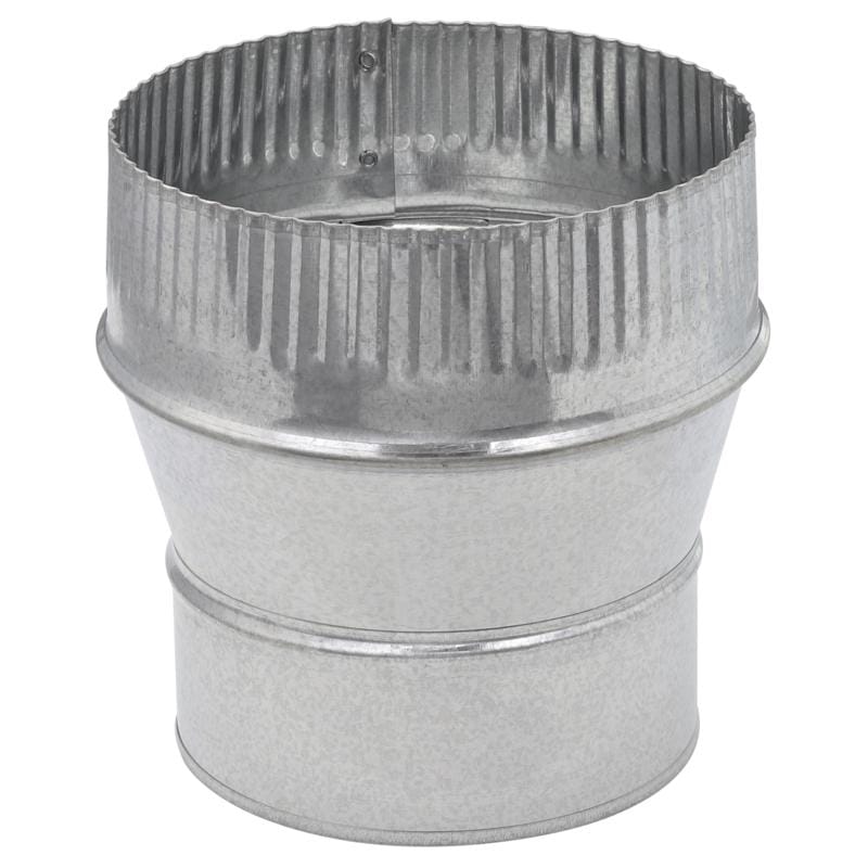 Imperial GV1358 5 in. D X 6 in. D Galvanized Steel Furnace Pipe Increaser