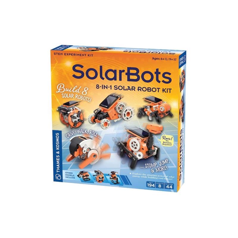 Thames & Kosmos 665082 Solar Robot Kit Stem Experiment Kit Multicolored 194 pc