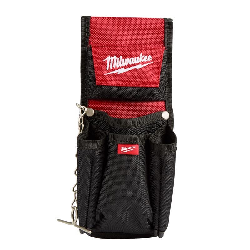 Milwaukee 48-22-8118 Ballistic Nylon Compact Utility Pouch 7 pocket Black/Red 1 pc