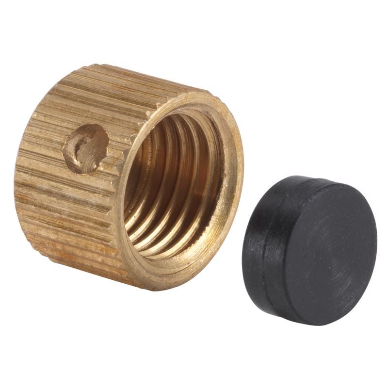Homewerks VACCAPW1 Brass Brass Drain Cap 1 pc