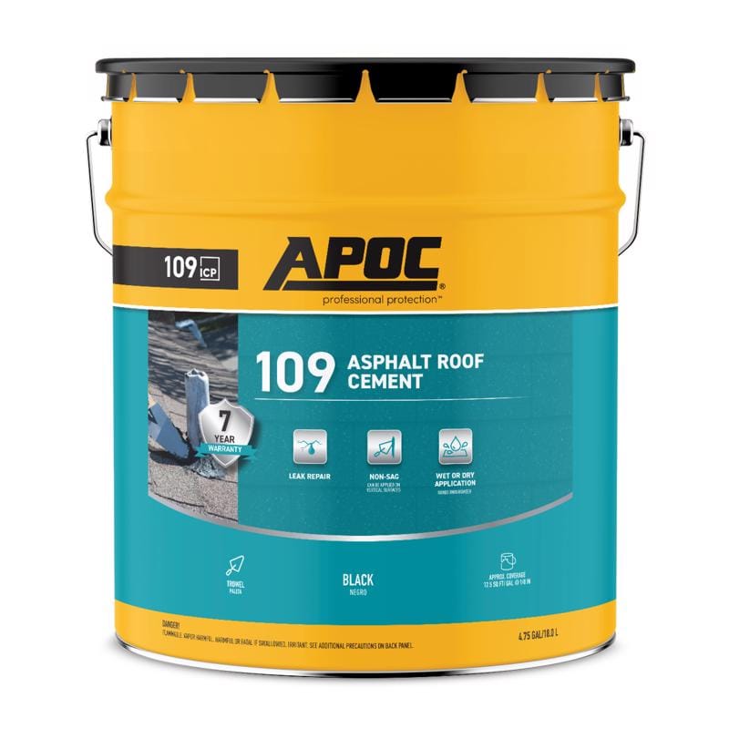 Apoc AP-1095 Black Asphalt Roof Cement 5 gal