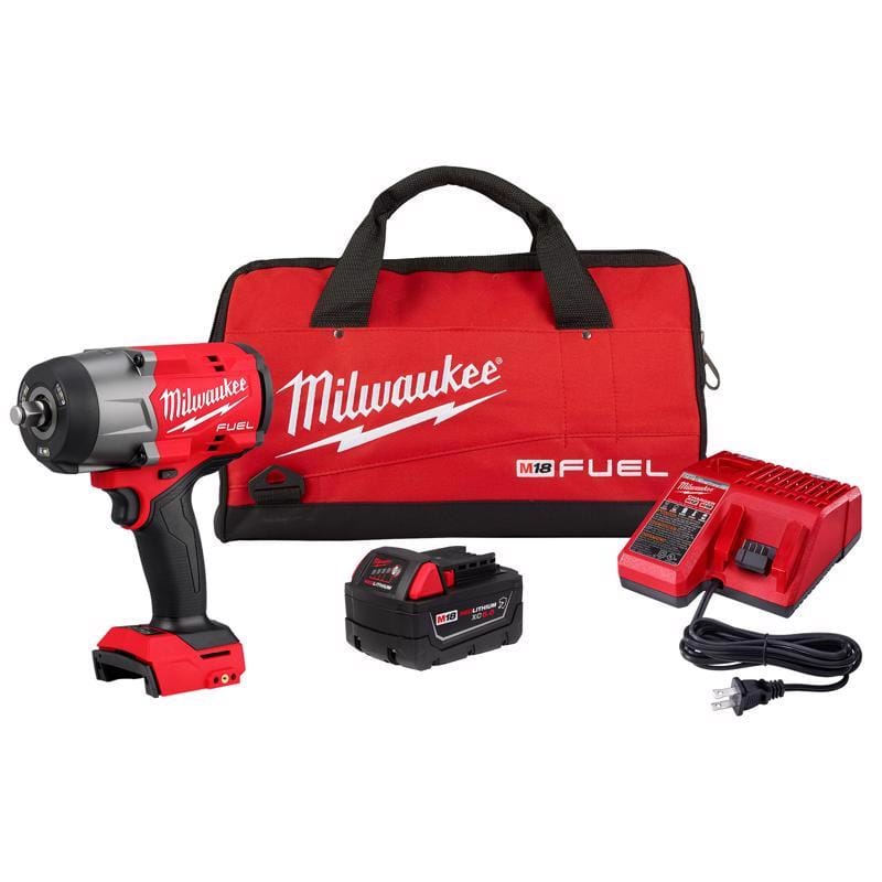Milwaukee 2967-21B M18 FUEL 1/2 in. Cordless Brushless High Torque Impact Wrench Kit (Battery & Charger)