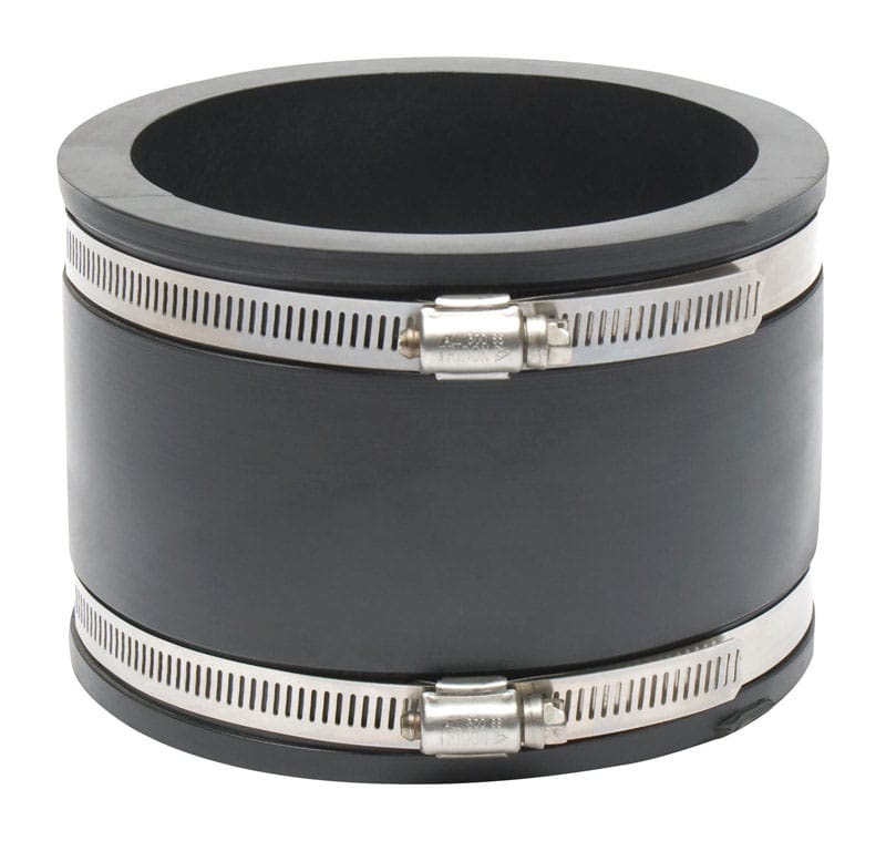 Fernco P1001-44 Schedule 40 4 in. Hub X 4 in. D Hub PVC 4 in. Flexible Coupling 1 pk