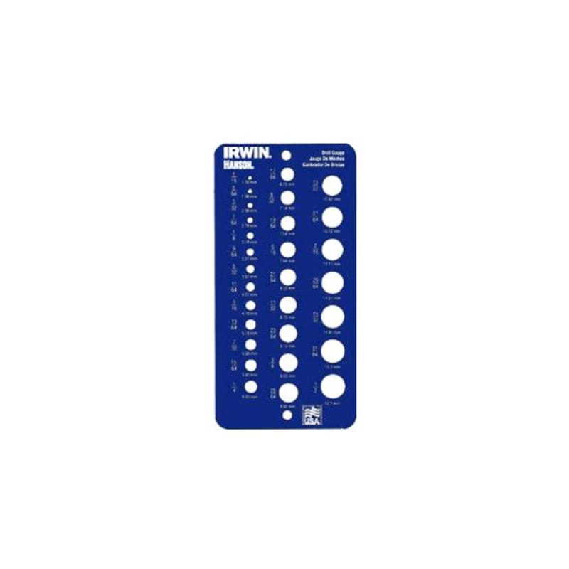 Irwin 12092 Hanson Steel Drill Gauge 1 pc