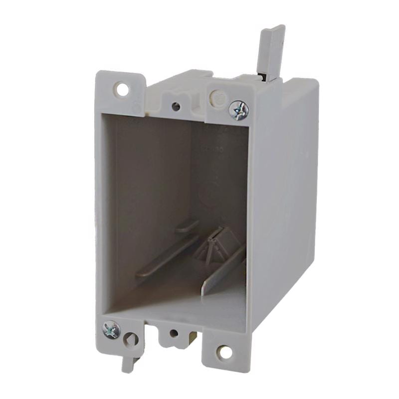 Cantex EZ21SO EZ Box Old Work 21 cu in Rectangle PVC 1 gang Outlet Box Gray