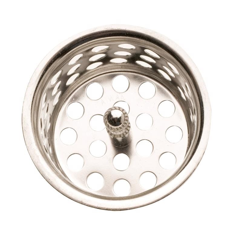Plumb Pak PP820-30 1-1/2 in. D Chrome-Plated Silver Stainless Steel Sink Strainer