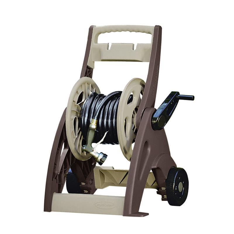 Suncast CPLJNF175B Hosemobile 175 ft. Beige Retractable Wheeled Hose Reel Cart