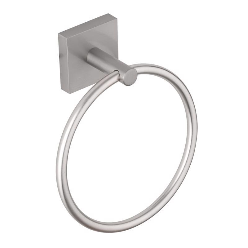 Oakbrook Collection BH-OB5001BN Brushed Nickel Towel Ring Die Cast Zinc