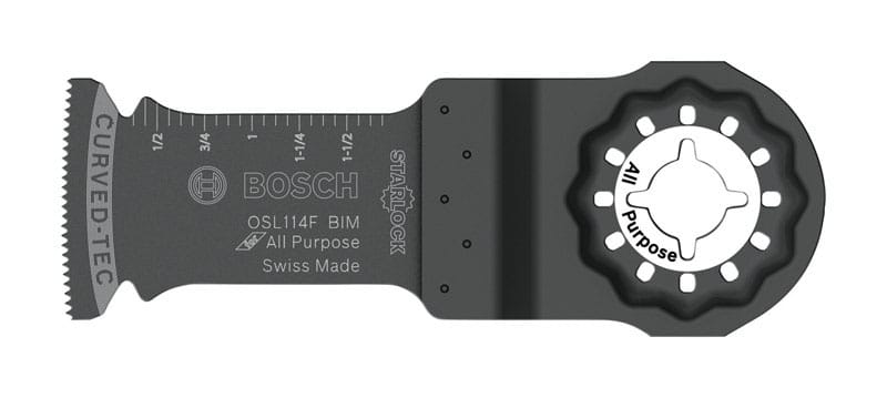 Bosch OSL114F Starlock 1-1/4 in. X 4 in. L Bi-Metal Plunge Blade 1 pk