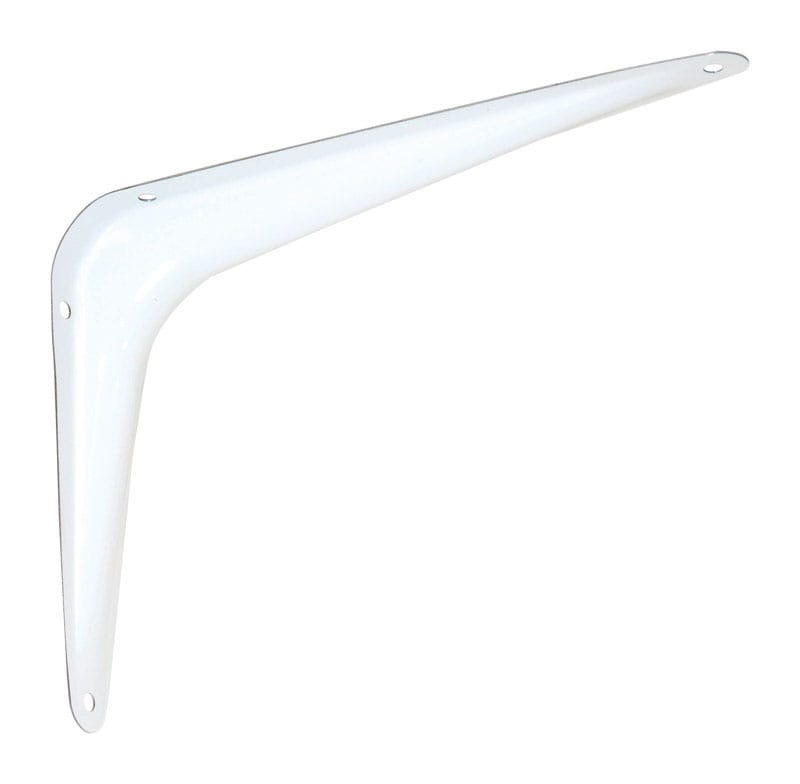 National Hardware N218-891 White Steel Shelf Bracket 8 in. L 100 lb