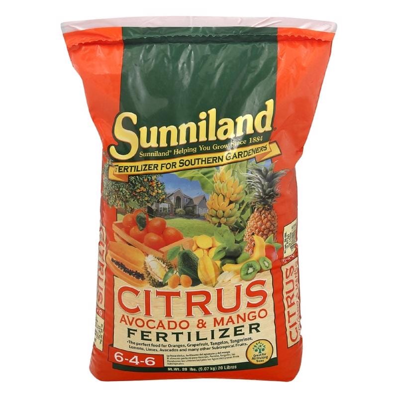 Sunniland 120238 Avocado and Mango 6-4-6 Plant Fertilizer 20 lb