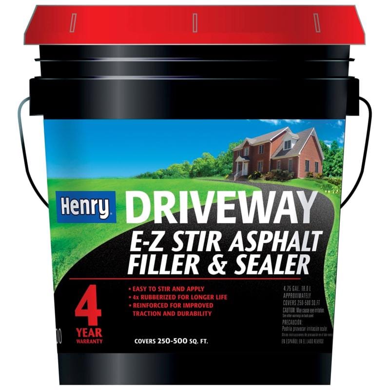 Henry HE200074 E-Z Stir Black Asphalt Driveway Filler and Sealer 5 gal