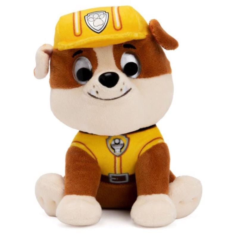 Gund 6056514 Paw Patrol Construction Worker Rubble Plush Toy Mulitcolored