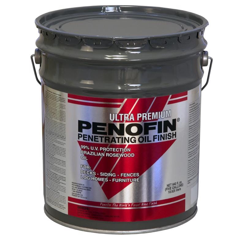 Penofin F5MSA5G Ultra Premium Transparent Matte Sable Oil-Based Penetrating Wood Stain 5 gal