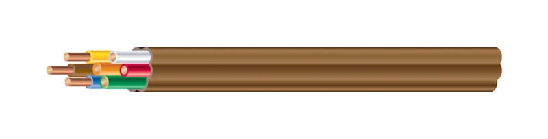 Southwire 64170444 250 ft. 18/7 Solid Copper Thermostat Wire