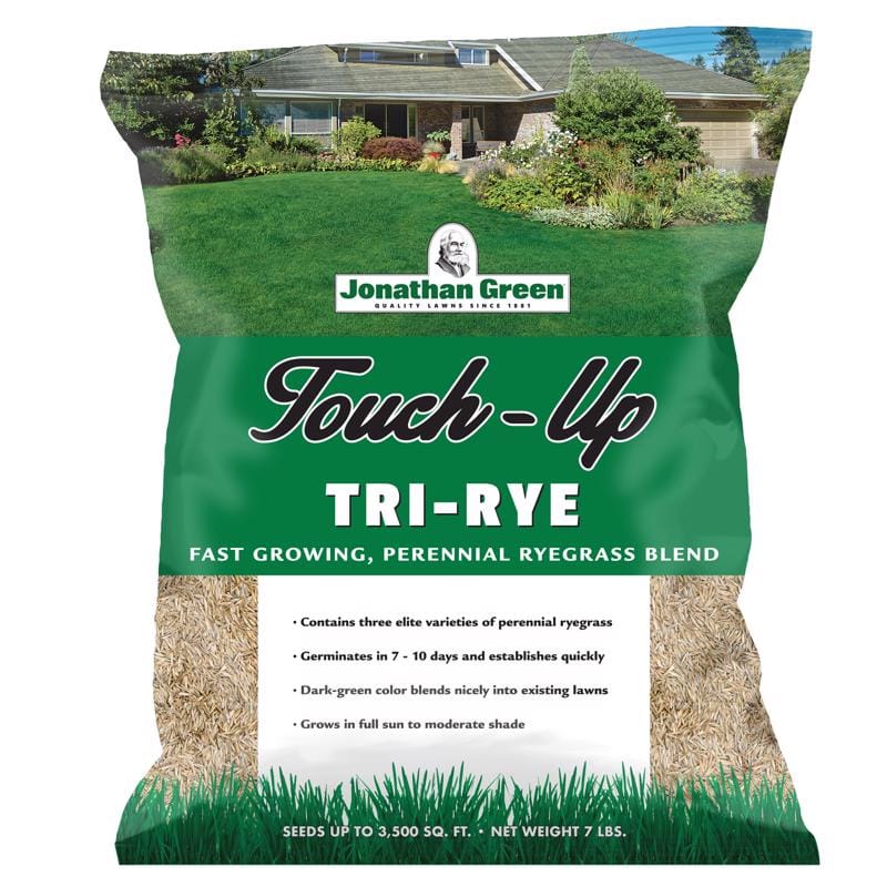 Jonathan Green 12140 Touch-Up Perennial Ryegrass Sun or Shade Grass Seed 7 lb