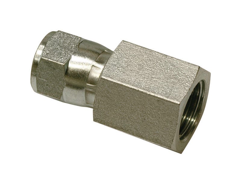 Apache 39006174 Steel 1/2 in. D X 3/8 in. D Hydraulic Adapter 1 pk