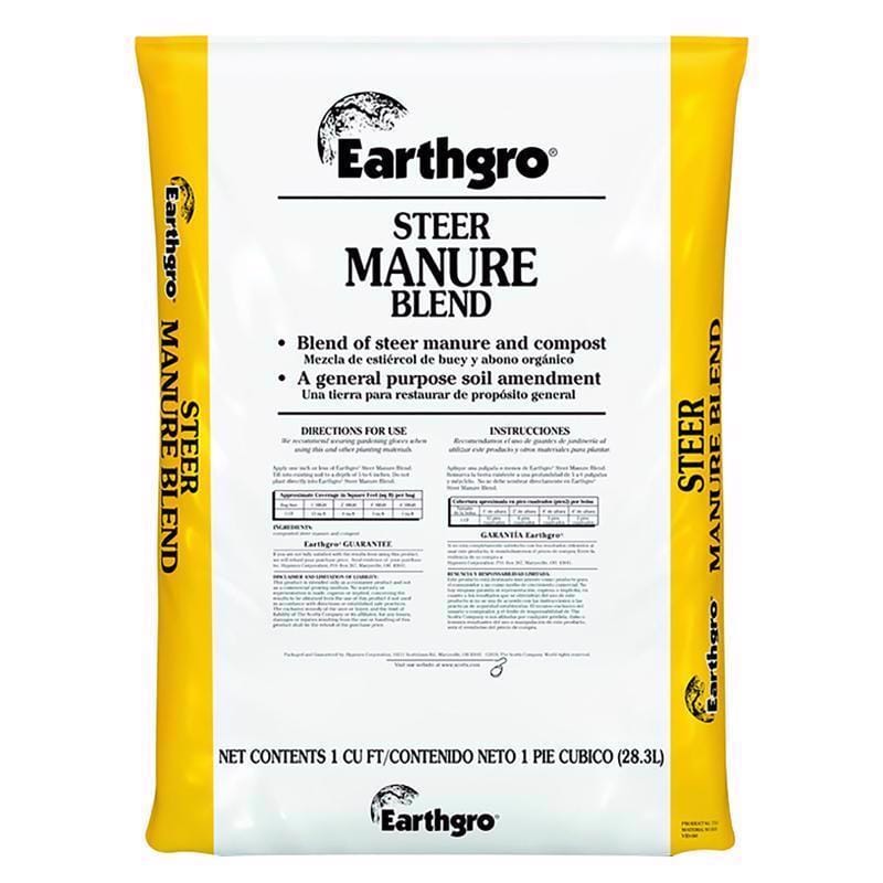 Earthgro 71751185 Steer Manure 1 cu ft