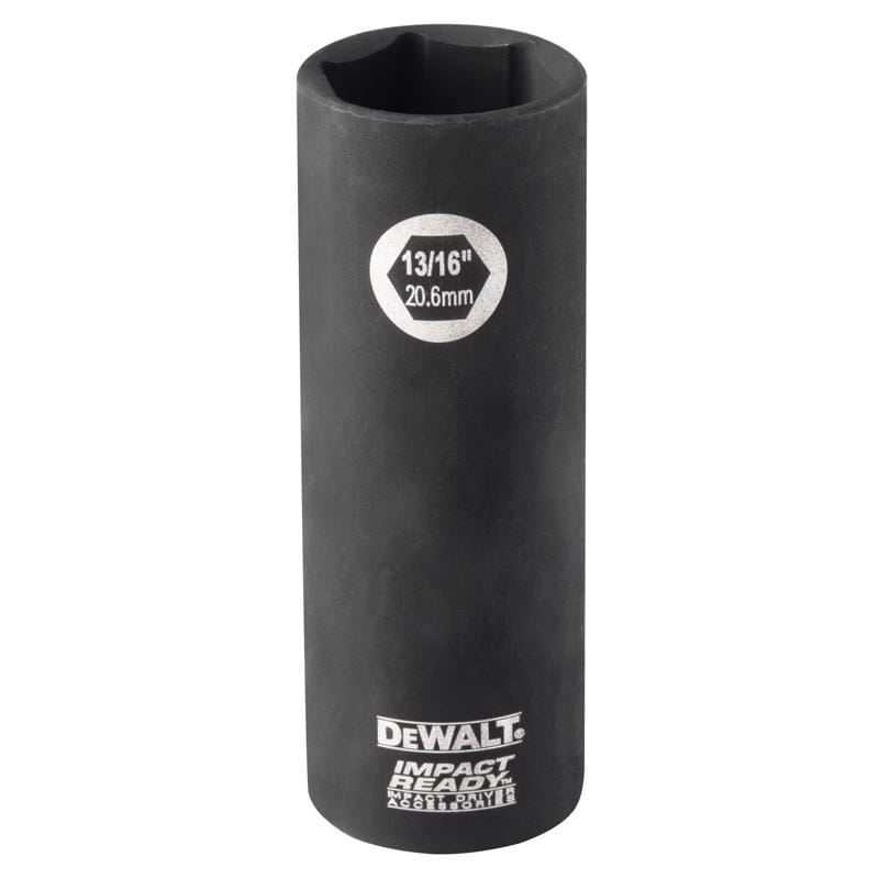 Dewalt DW22912 13/16 in. X 1/2 in. drive SAE 6 Point Deep Socket 1 pc