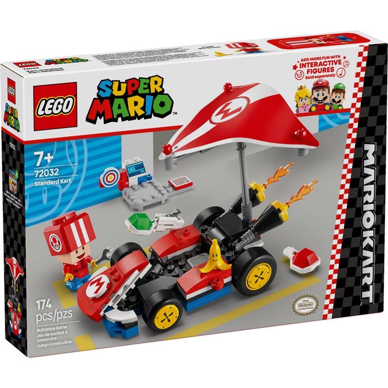 Lego 72032 Super Mario Mario Kart Standard Kart Building Toy Multi 174 pc