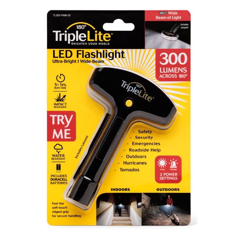 Triplelite TL300-PMB-02 300 lm Black LED Flashlight AA Battery