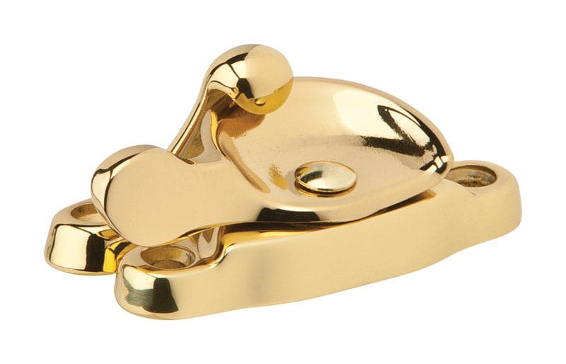 Ives 07MB3 Polished Brass Brass Window Lock 1 pk