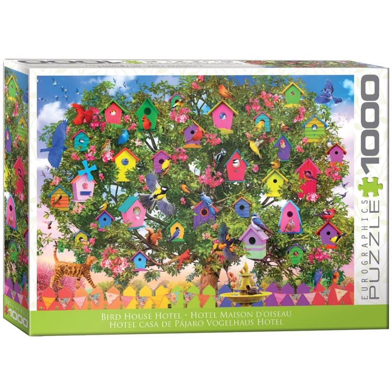 Eurographics 6000-6011 Bird House Hotel Puzzle Multicolored 1000 pc