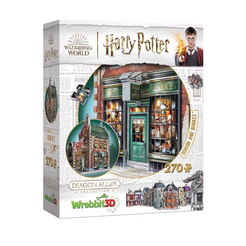 WREBBIT3D W3D-0517 Harry Potter Borgin & Burkes 3D Jigsaw Puzzle Multicolored 270 pc