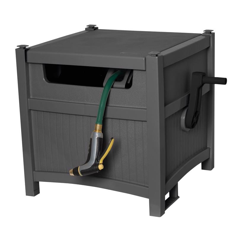 Suncast PTK212P Smart Trak 225 ft. Gray Retractable Free Standing Hideaway Hose Reel