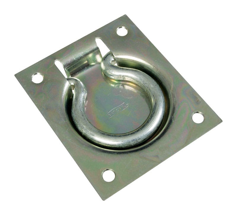 National Hardware N203-752 3-1/2 in. L Zinc-Plated Silver Steel Ring Pull