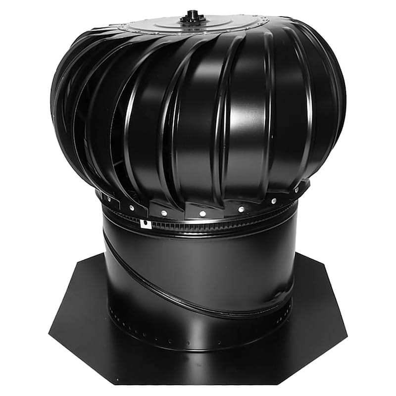 Air Vent TIBS1401 Black Aluminum Roof Vent