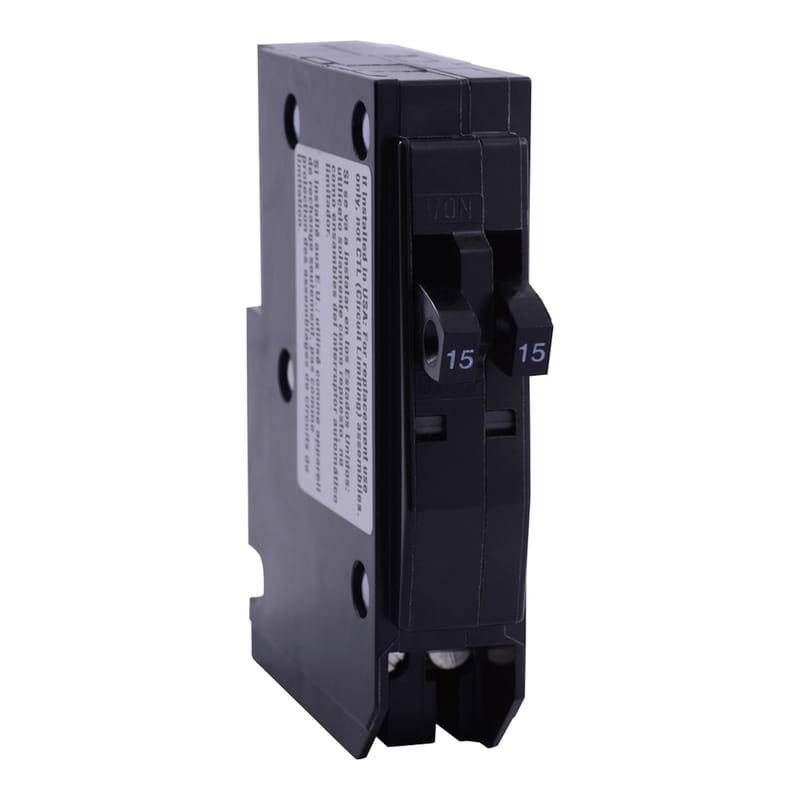 Square D QO1515CP 15/15 amps Tandem Single Pole Circuit Breaker