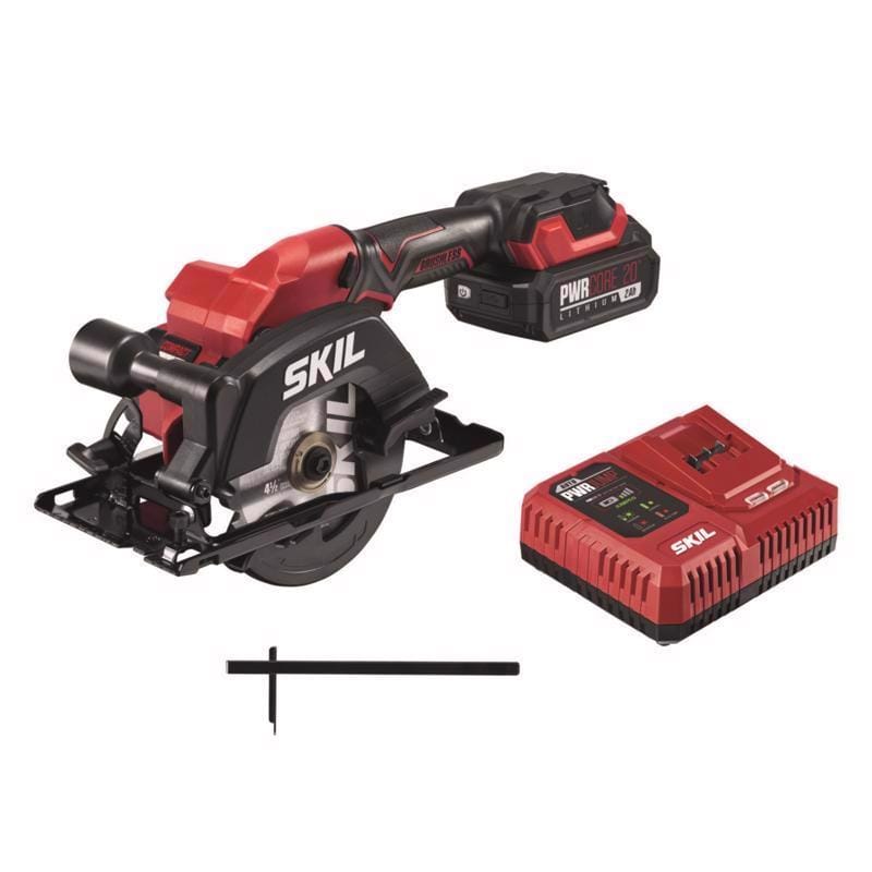 Skil CR5435B-10 20V 4-1/2 in. Cordless Brushless Circular Saw Kit (Battery & Charger)