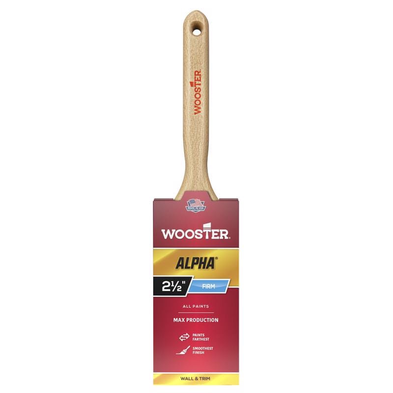 Wooster 4232-2 1/2 Alpha 2-1/2 in. Firm Flat Paint Brush