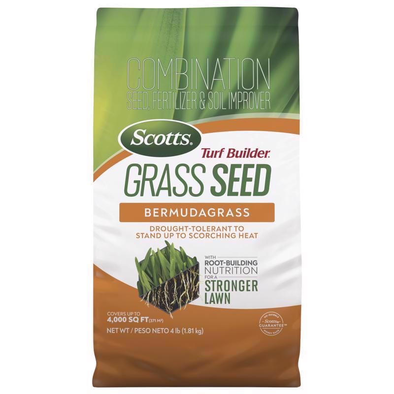 Scotts 18052D Turf Builder Bermuda Grass Full Sun Fertilizer/Seed/Soil Improver 4 lb