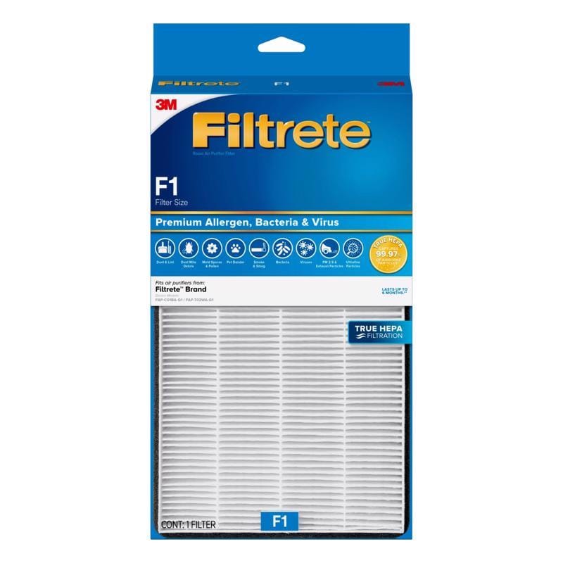 Filtrete FAPF-F1N-2 3M 12 in. H X 6.75 in. W Rectangular HEPA Air Purifier Filter 1 pk