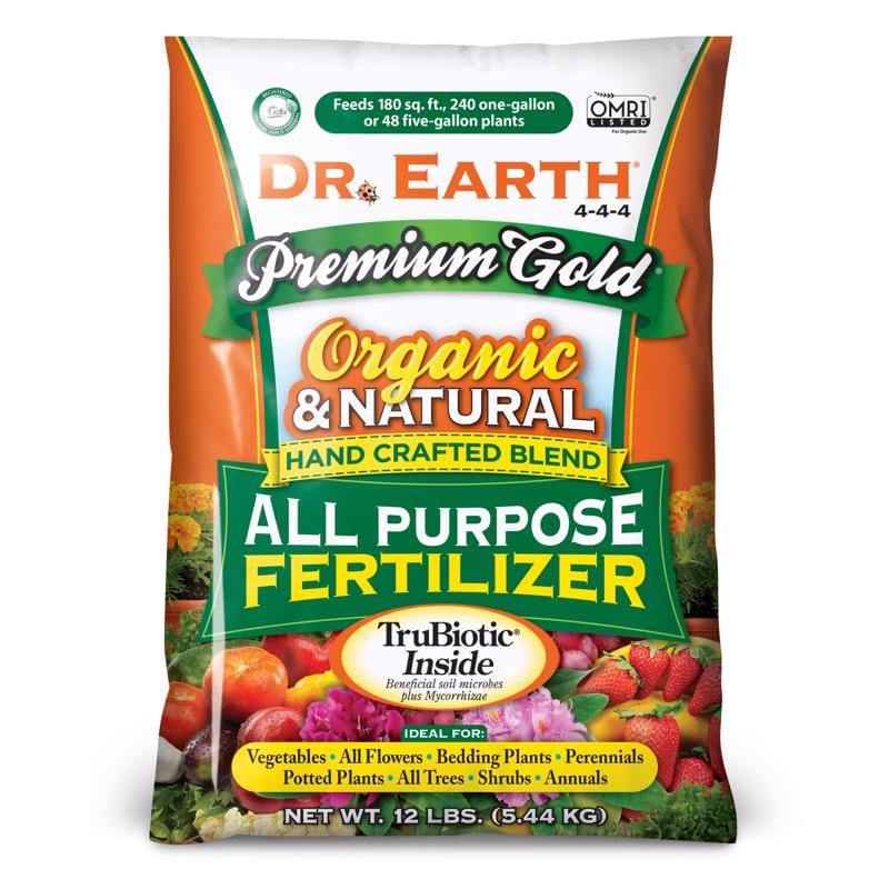 DR. Earth 712 Premium Gold Organic Granules Plant Food 12 lb