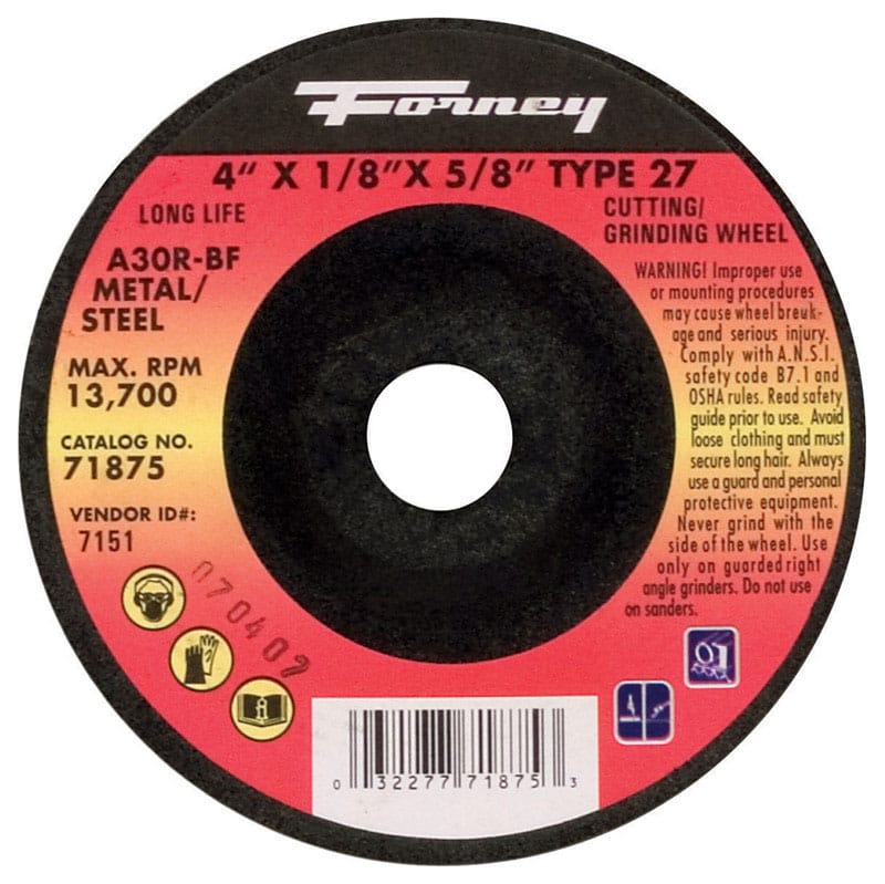 Forney 71875 4X1/8X5/8" Grd Hwl 71820