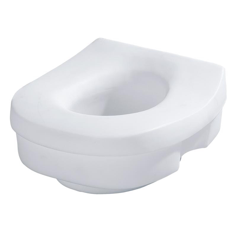 Moen DN7020 Home Care Elevated/Round White Polypropylene Toilet Seat