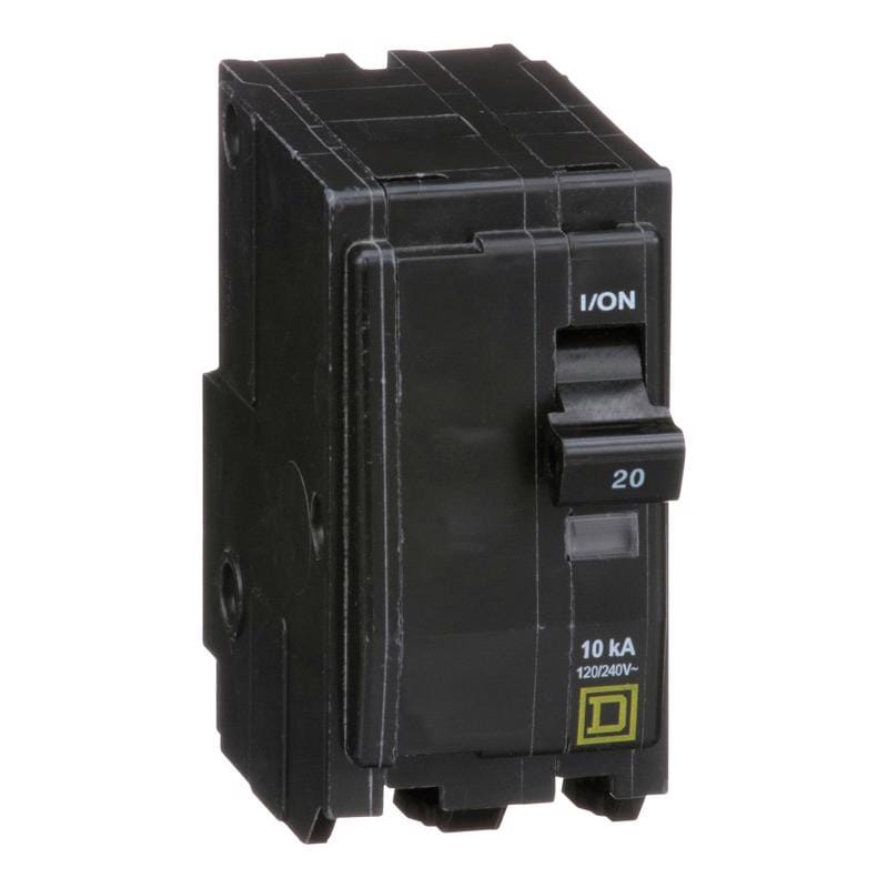 Square D QO220CP QO 20 amps Plug In 2-Pole Circuit Breaker