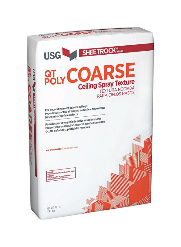 USG Sheetrock 540790 Sheetrock White Water-Based Wall and Ceiling Texture 40 lb
