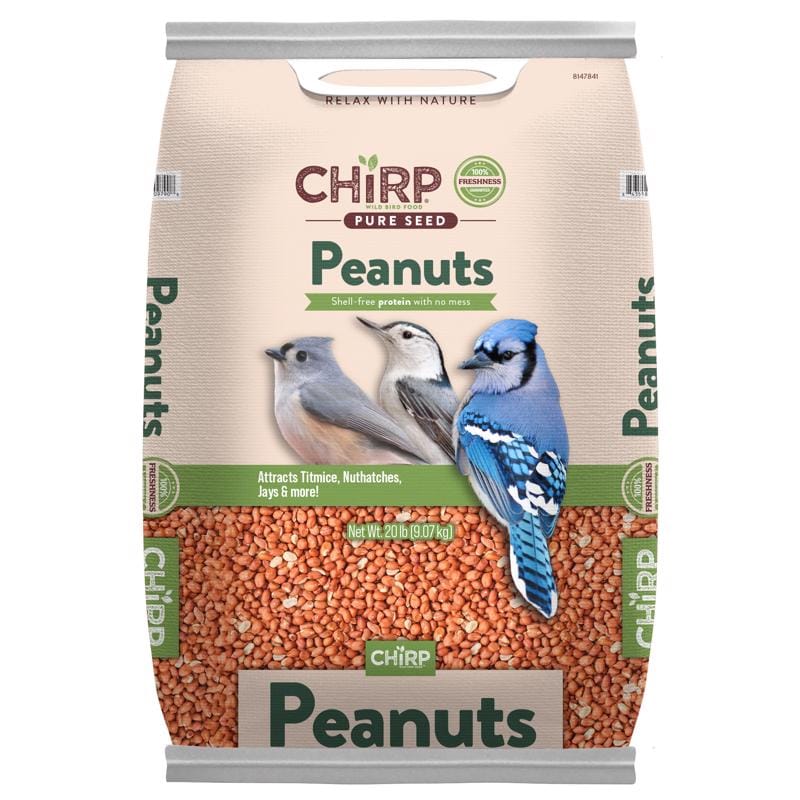 Chirp 17381 Pure Seed Peanuts Wild Bird Food 20 lb
