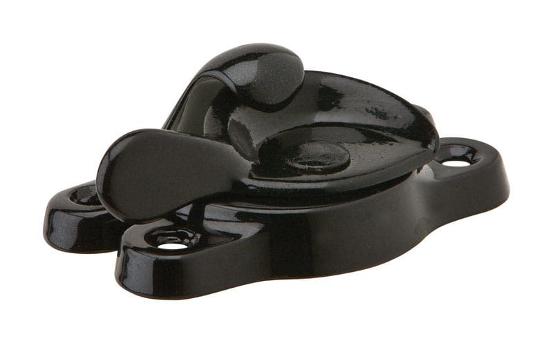 Ives 07A-BLK Black Aluminum Window Lock 1 pk