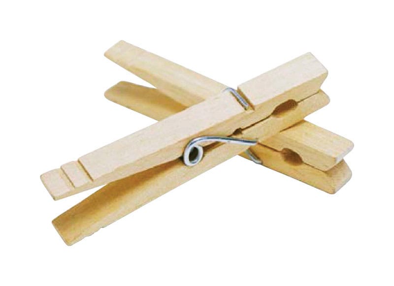Whitmor 6026-855 3.38 in. Wood Clothes Pins